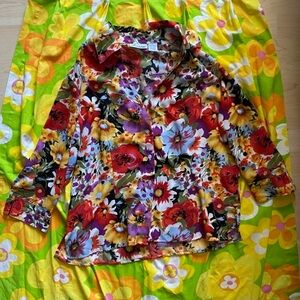 SOLD- Vintage 90’s Floral Blouse